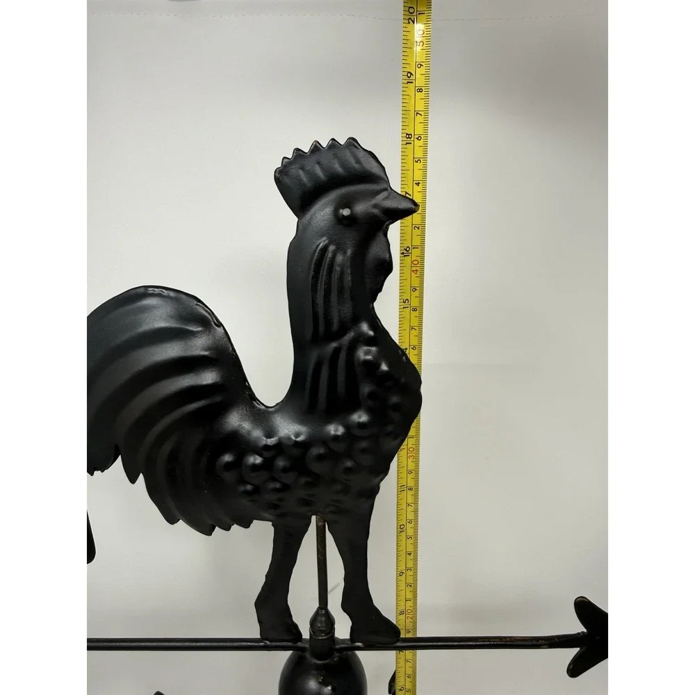 2008 Target Rooster Indoor wind Mill Weather Vane Metal Spinning Parts NWES NICE